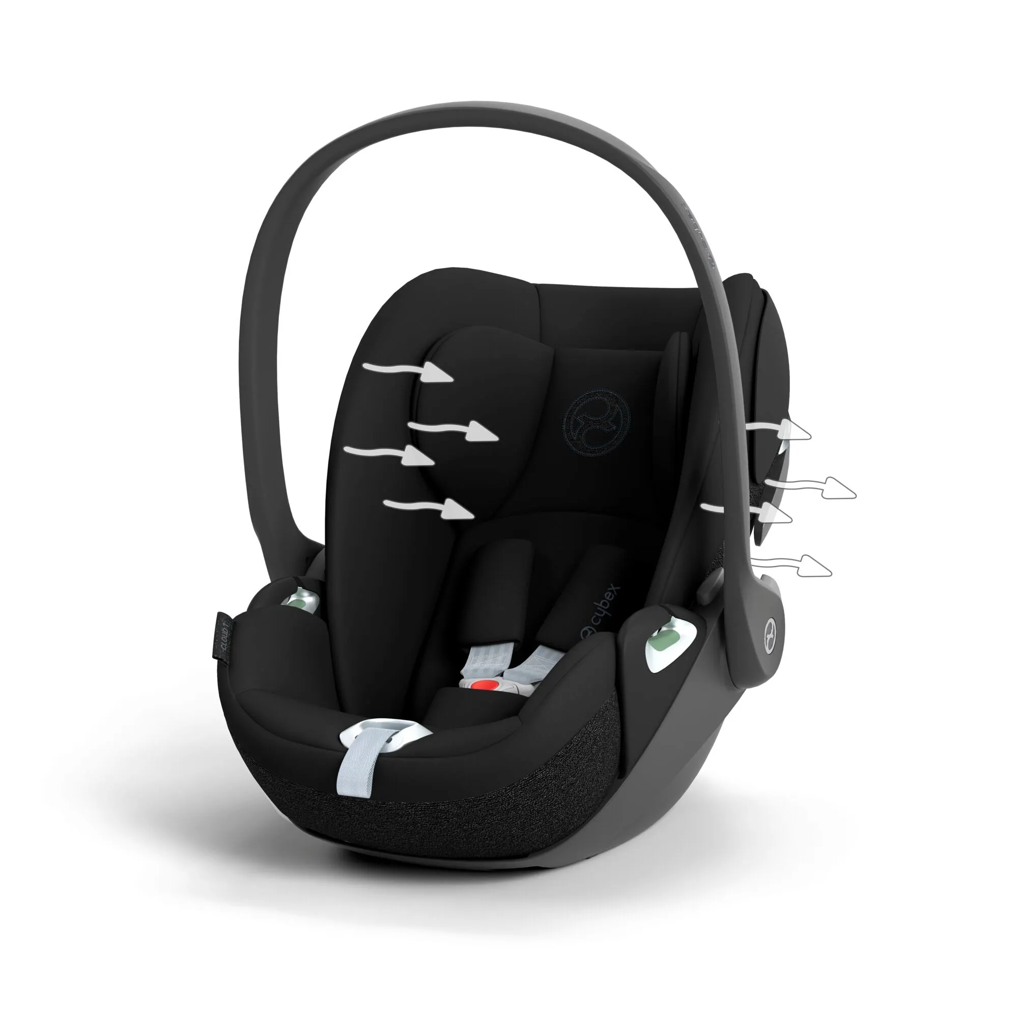 • Cybex, Cloud T i-Size Infant Car Seat, Sepia Black