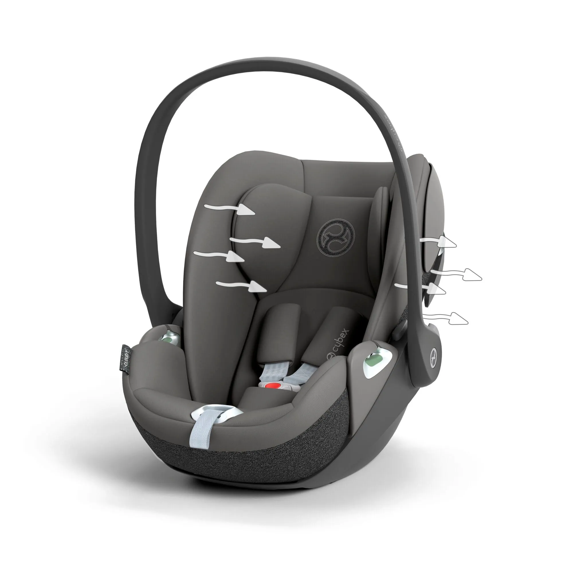 • Cybex, Cloud T i-Size Infant Car Seat, Sepia Black