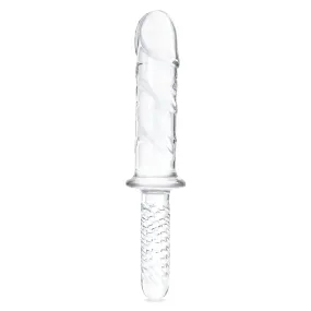 11" Girthy Cock Double Ended Dildo With Handle