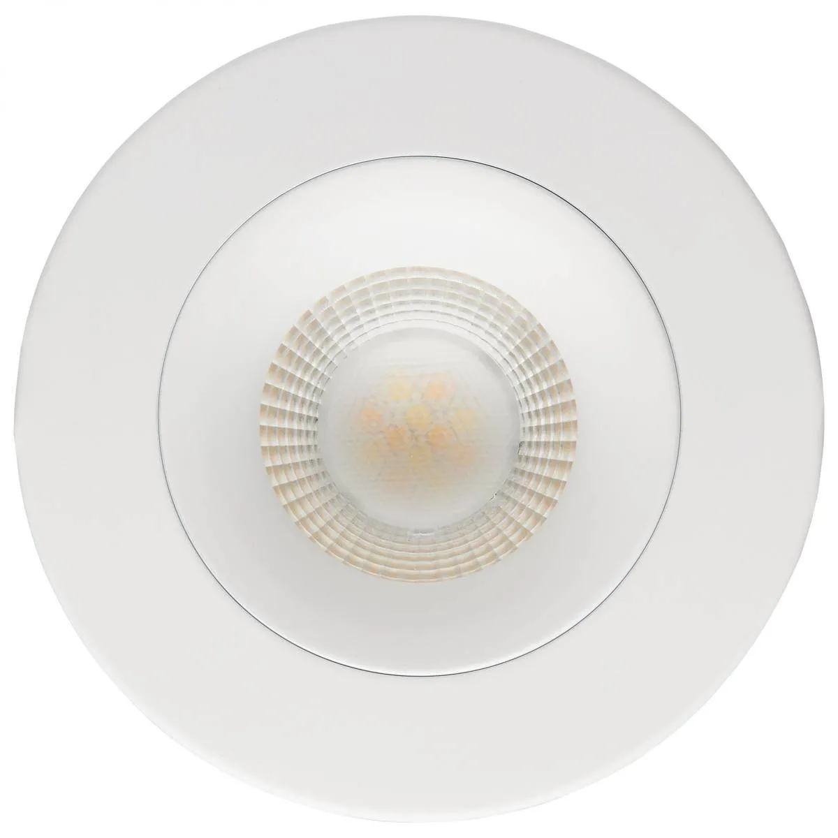 12 Watt LED Direct Wire Downlight; Gimbaled; 3.5 Inch; CCT Selectable; Round