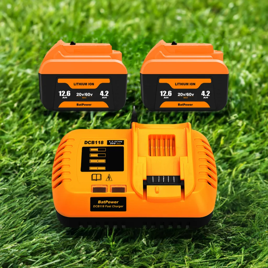 12.6Ah 20v 60v Battery and Charger Combo for Dewalt 20v 60v Lithium Battery with Charger 12Ah DCB612 DCB609 Dewalt 20v/60v Battery and Charger Kit