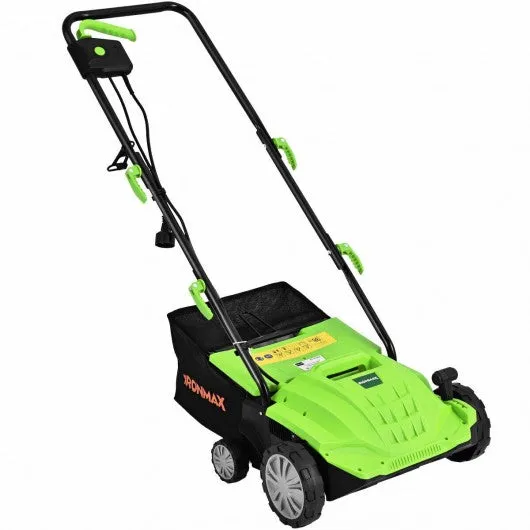 12Amp Corded Scarifier 13" Electric Lawn Dethatcher -Green