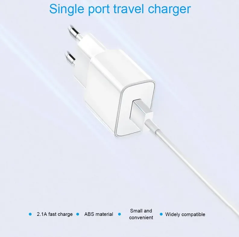 1M Micro 2.4A Fast Charging Usb Cable With Adapter Cs-203