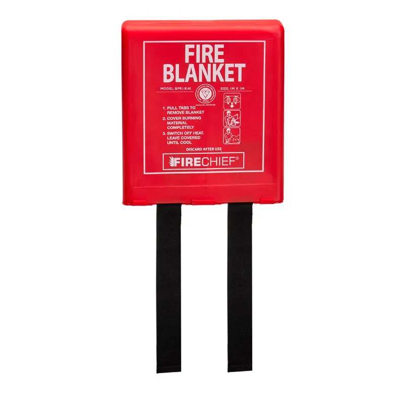 1m x 1m fire blanket