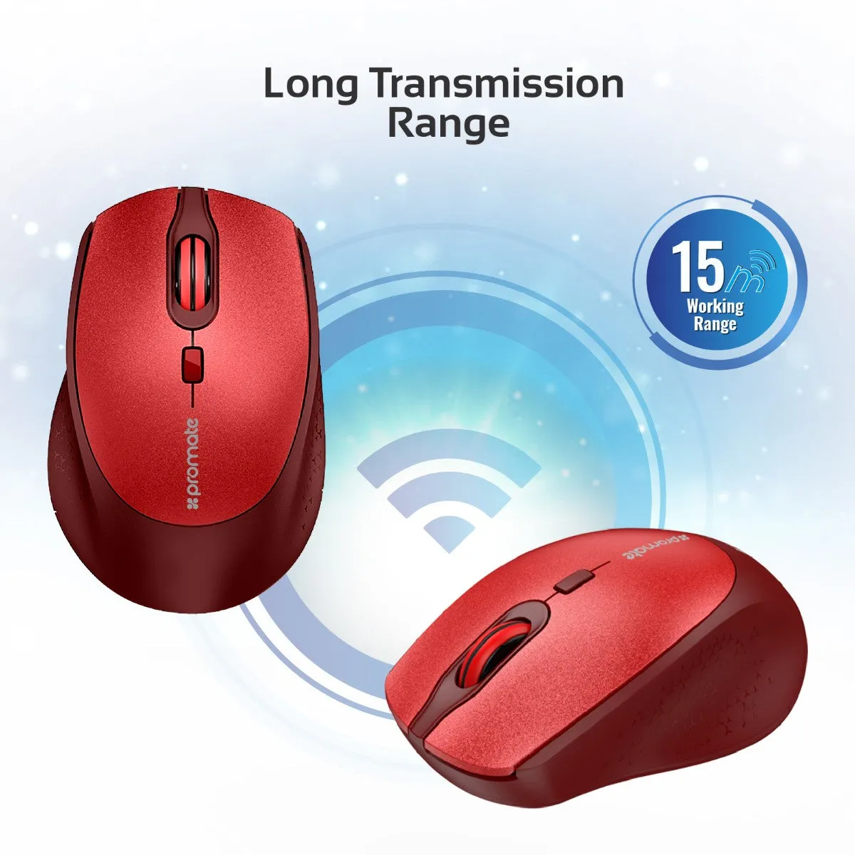 2.4GHz Wireless Optical Mouse with Precision Scrolling