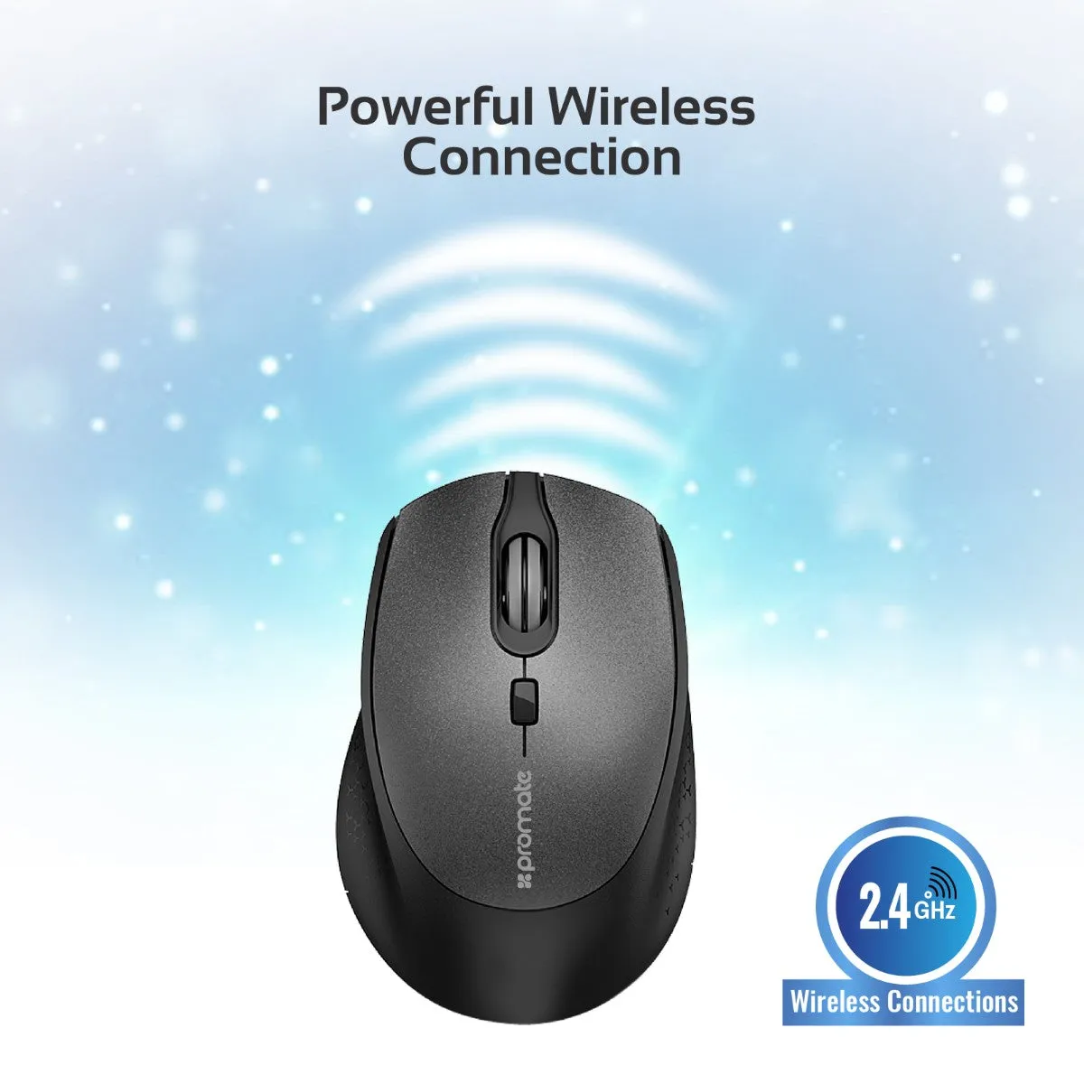 2.4GHz Wireless Optical Mouse with Precision Scrolling