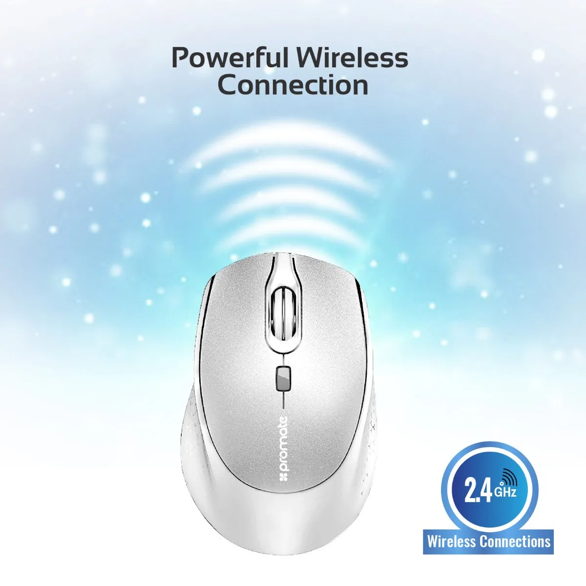 2.4GHz Wireless Optical Mouse with Precision Scrolling