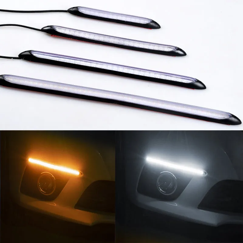 2Pcs Waterproof Car Turn Signal LED Light Strip