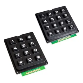 4x4 3x4 Matrix Keyboard Keypad Module Use Key PIC AVR Stamp Sml 4*4 3*4 Plastic Keys Switch for Arduino Controller