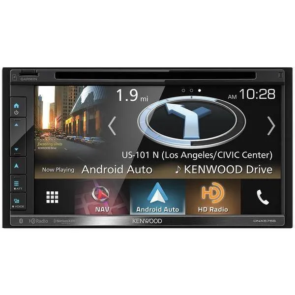 6.8inch Double-DIN In-Dash A-V Navigation Receiver with Bluetooth , HD Radio & SiriusXM Ready