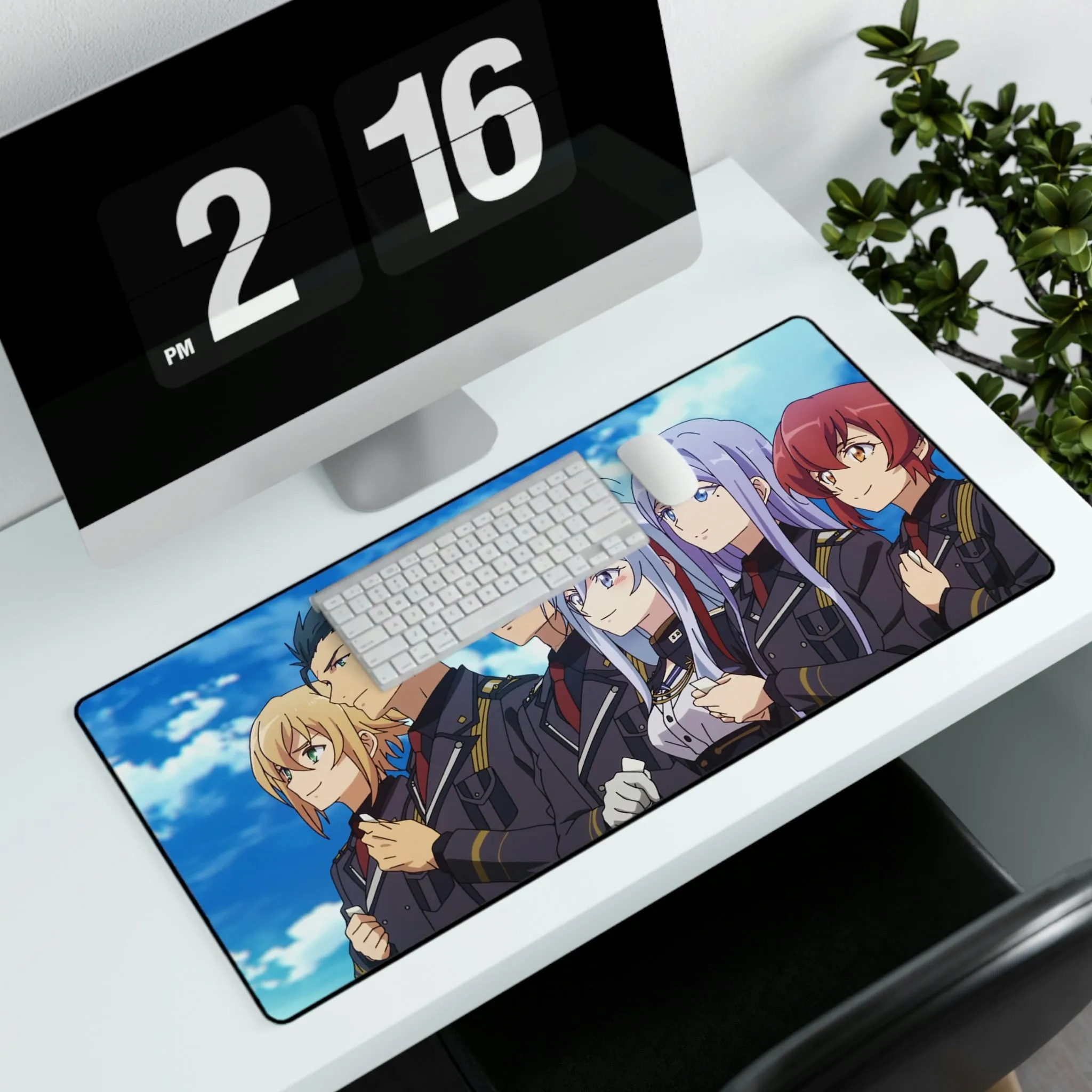 86 crew group pose i guess!? Mouse Pad (Desk Mat)