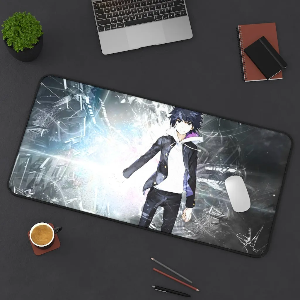 A Certain Magical Index Kamijou Touma Mouse Pad (Desk Mat)