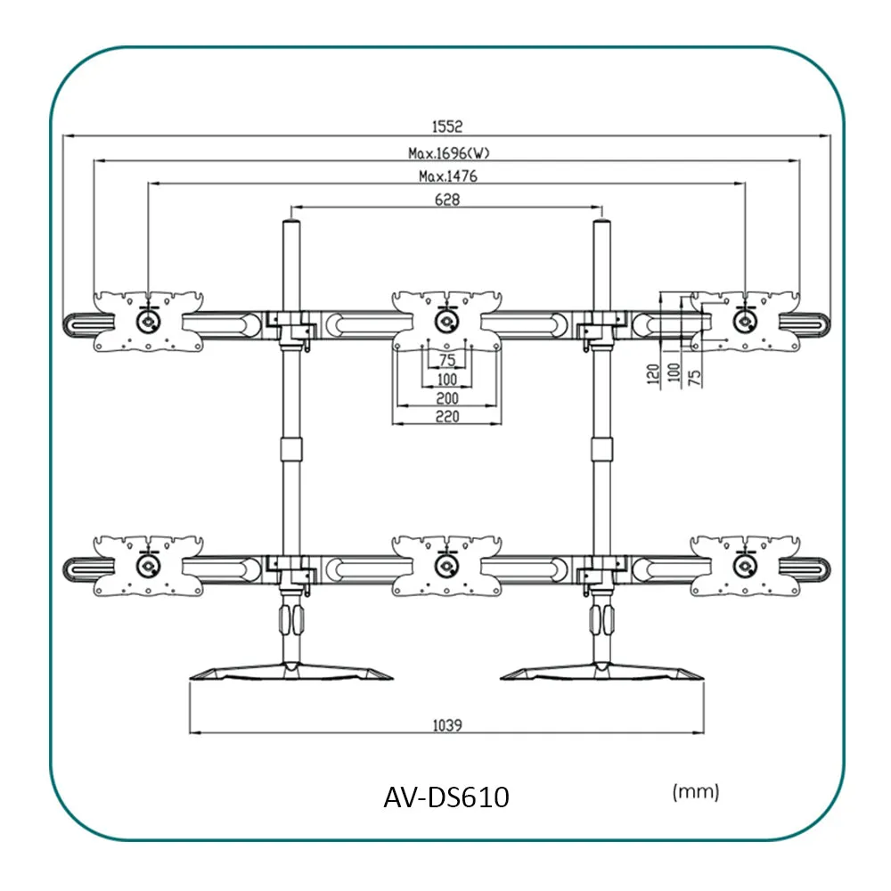 Aavara Six Monitor Stand