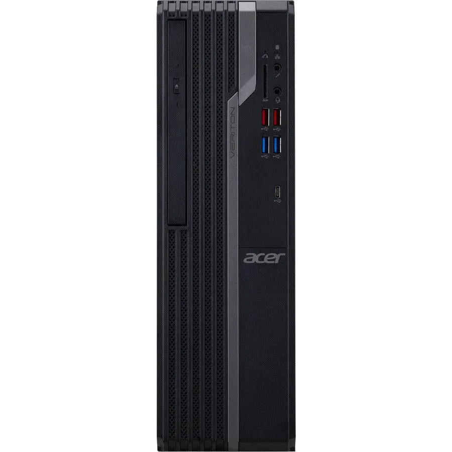 Acer Veriton X4680G X4680G-I51140S2 Desktop Computer - Intel Core i5 11th Gen i5-11400 - 8 GB - 256 GB SSD - Black DT.VWEAA.001