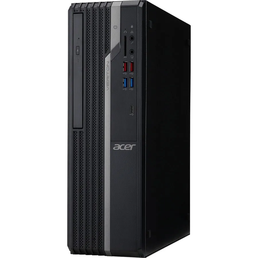 Acer Veriton X4680G X4680G-I51140S2 Desktop Computer - Intel Core i5 11th Gen i5-11400 - 8 GB - 256 GB SSD - Black DT.VWEAA.001