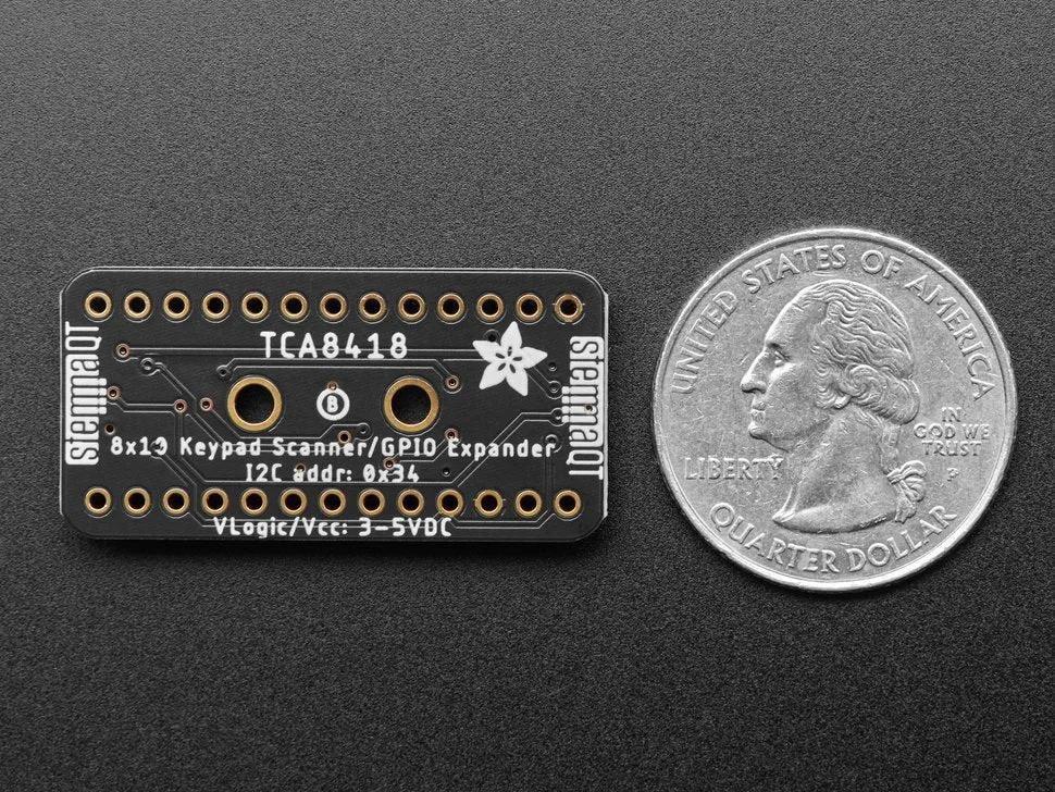 Adafruit TCA8418 Keypad Matrix and GPIO Expander Breakout