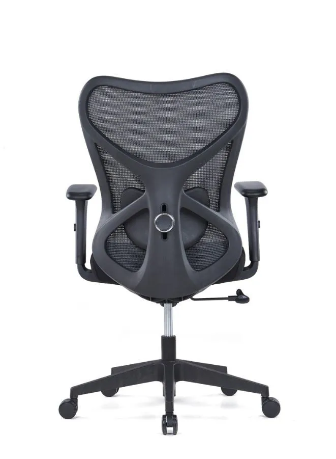 Adjustable Ergonomic Office Chair with 2D Headrest, Lumbar Support, and Synchro Tilt Mechanism