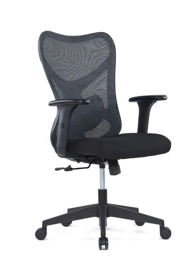 Adjustable Ergonomic Office Chair with 2D Headrest, Lumbar Support, and Synchro Tilt Mechanism