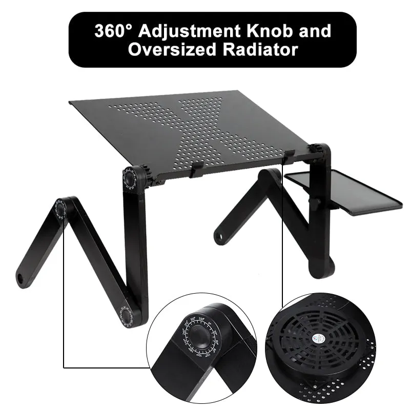 Adjustable Laptop Desk Stand Portable Aluminum Ergonomic