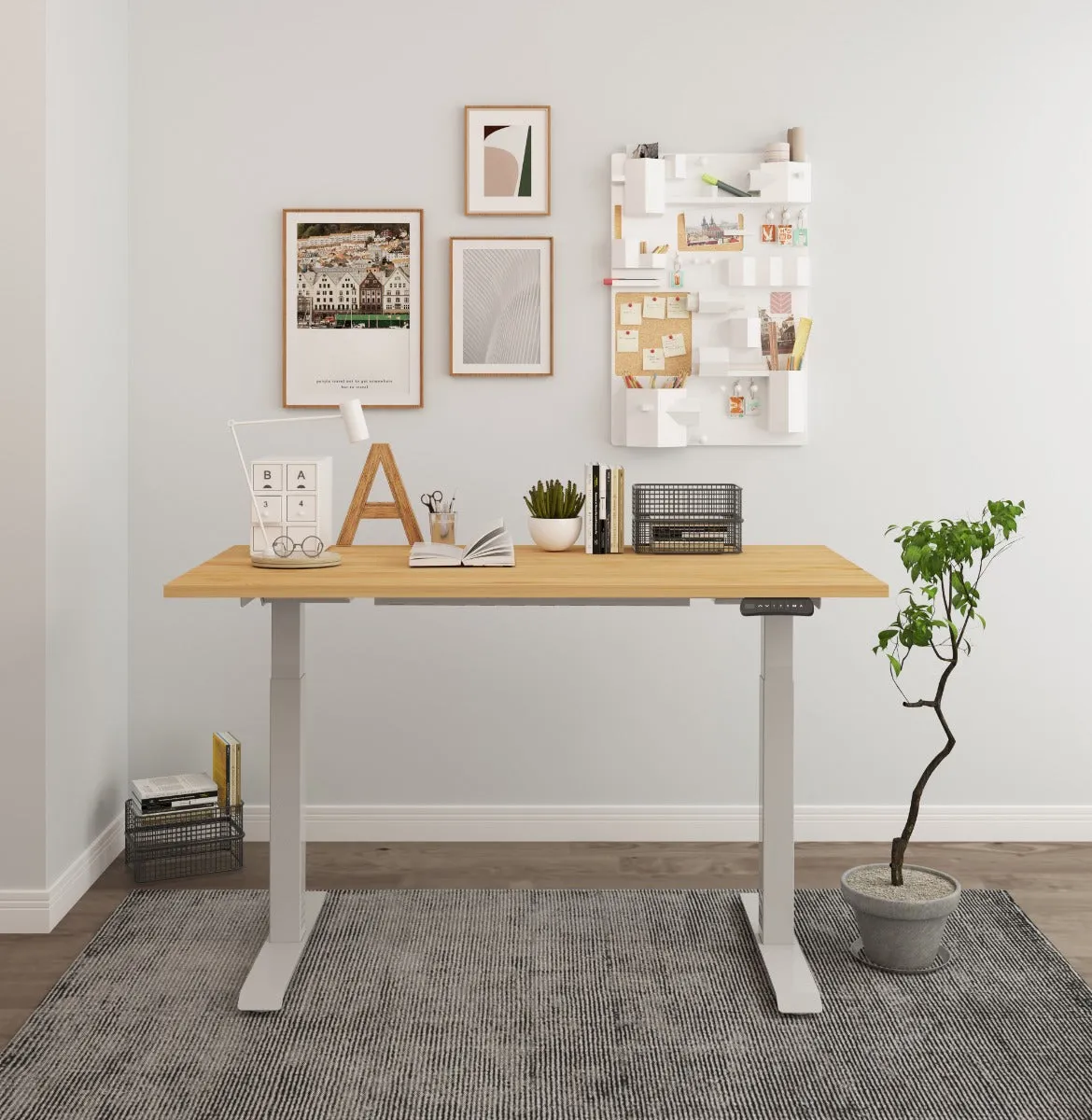 Adjustable Sit/Stand Desk - Dual Motor Frame - Humb