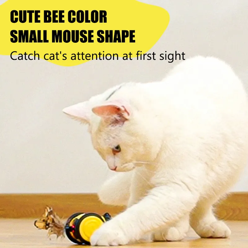 Aiitle Cute Bee Electric Interactive Cat Toy