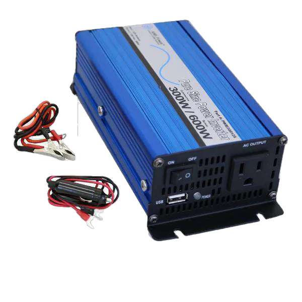 Aims Power PWRI30024S 300 Watt Pure Sine Inverter New