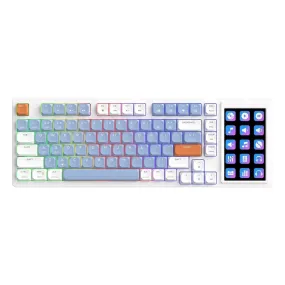 Ajazz AKP815 White Blue Mechanical keyboard RGB Wired(Brown switch)