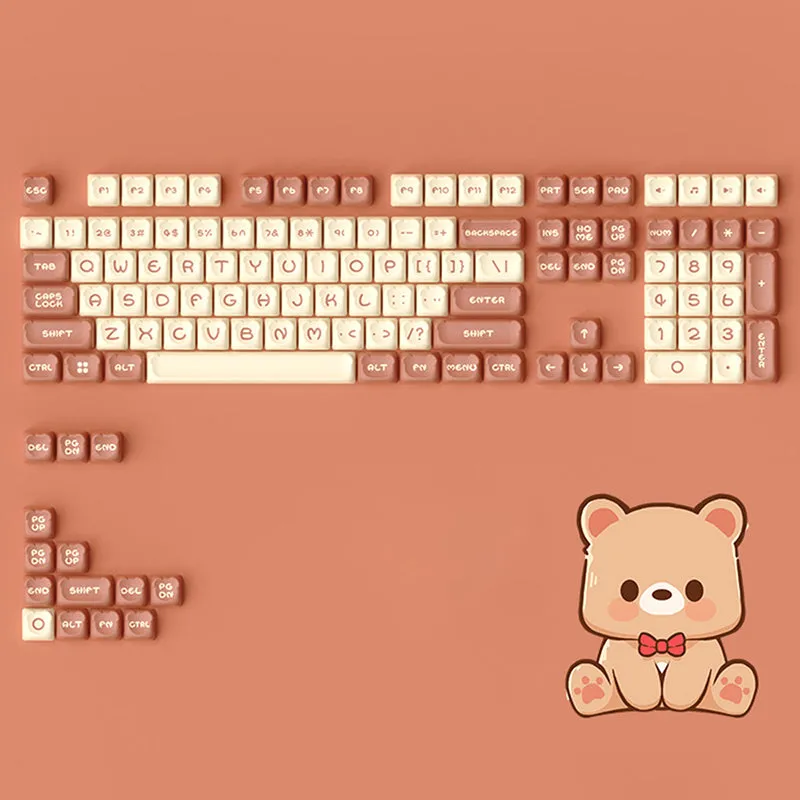 Akko Bear Theme Keycap Set OEM Profile 122 Keys