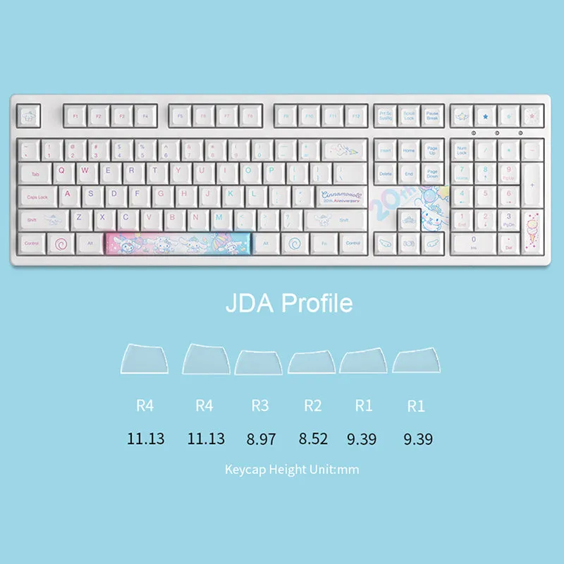 Akko Cinnamoroll 20th Anniversary 3108RF Wireless Mechanical Keyboard