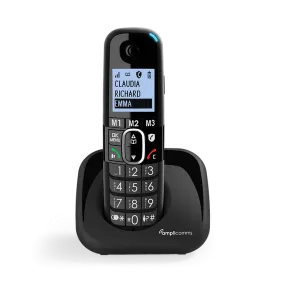 Amplicomms BigTel 1500 Solo Black Solo - Cordless Phone