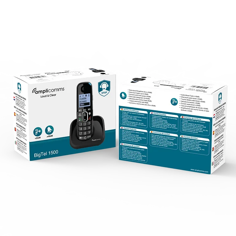 Amplicomms BigTel 1501 Add. handset - Cordless Phone