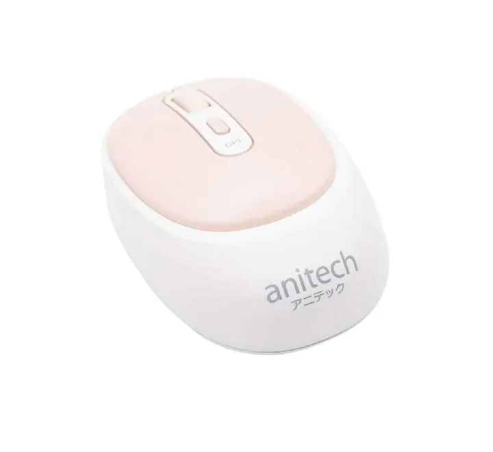 Anitech Wireless Mouse W236 Pink