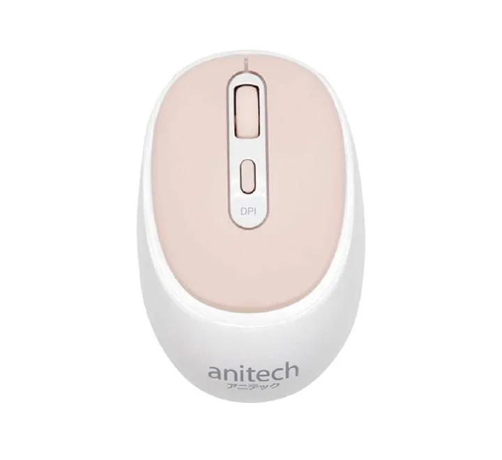 Anitech Wireless Mouse W236 Pink