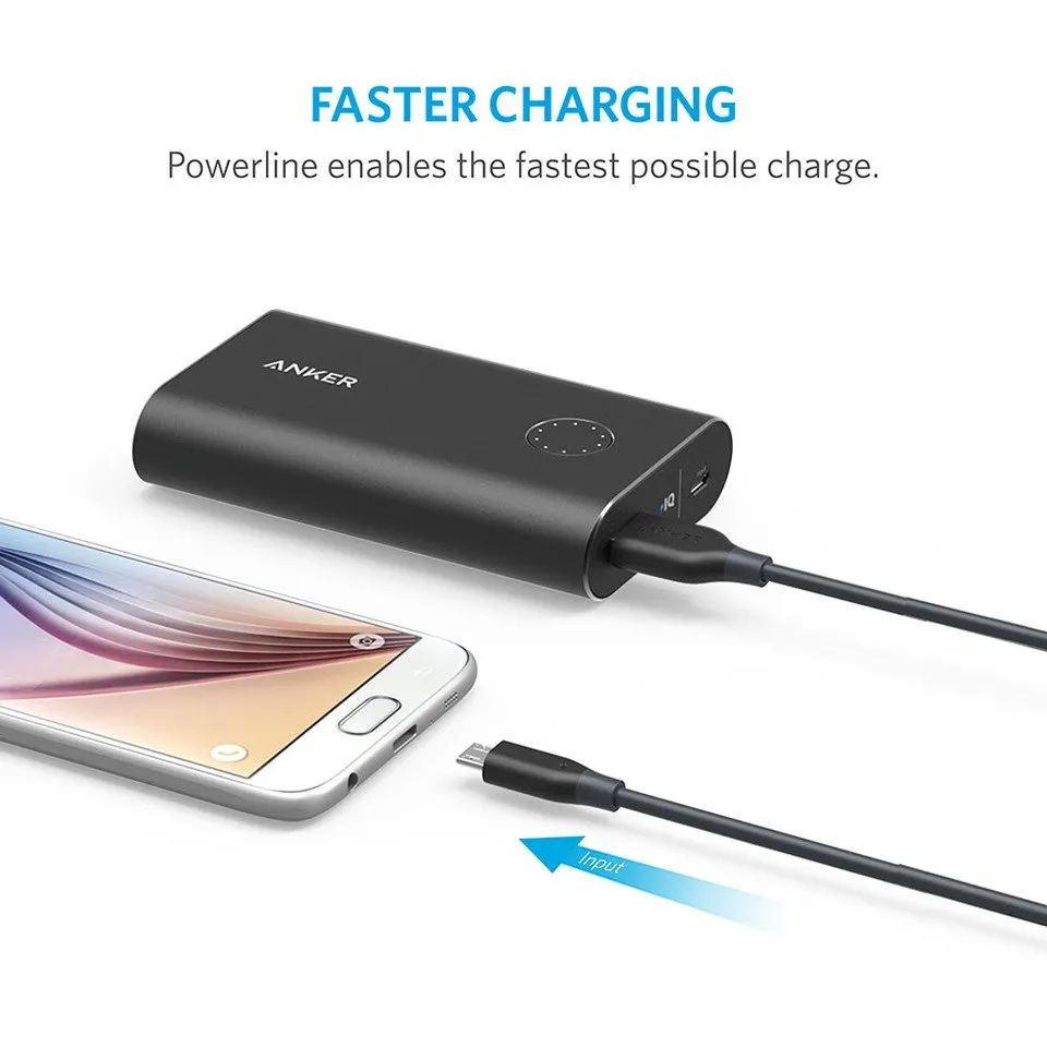 Anker PowerLine Micro 6ft/1.8m - Black A8133H12