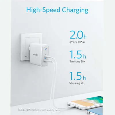 Anker PowerPort II 49.5W Dual Port USB-C