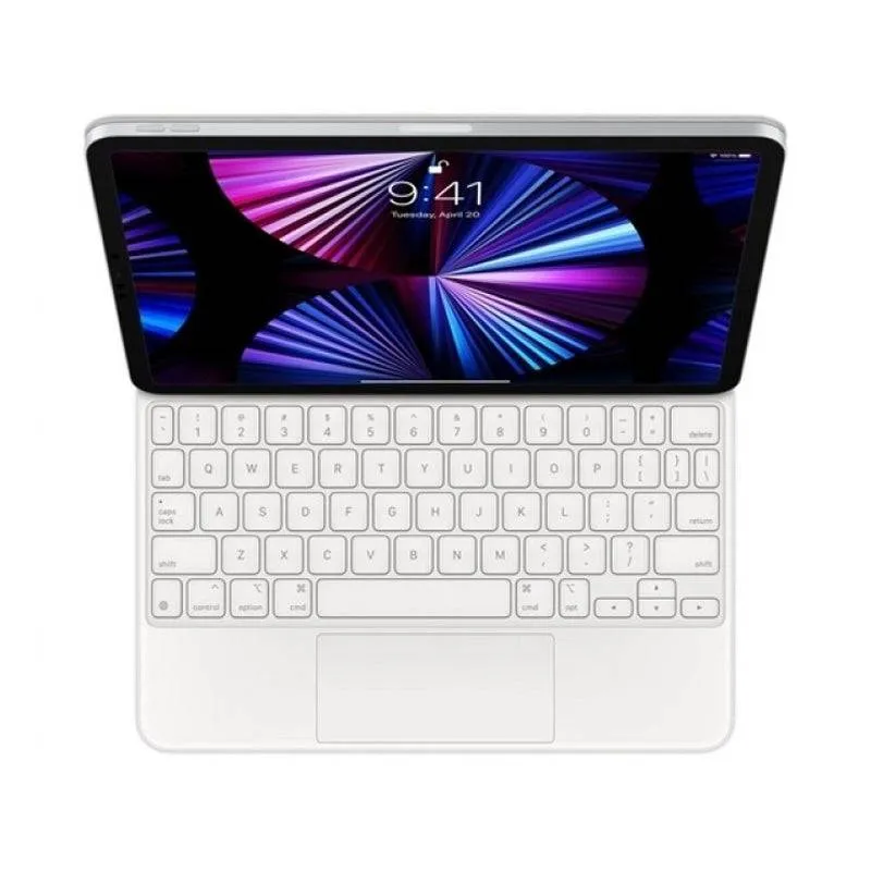 Apple Magic Keyboard For iPad Air 13-inch 2024 / iPad Pro (2021) - 12.9-inch / USB-C / White