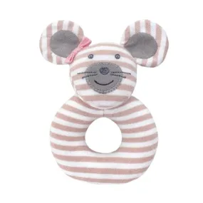 Apple Park - Farm Buddies Ballerina Mouse Teething Rattle