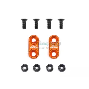 ArrowMax 1:10th On-Road Alu Wing Mounts (Orange) AM-030104