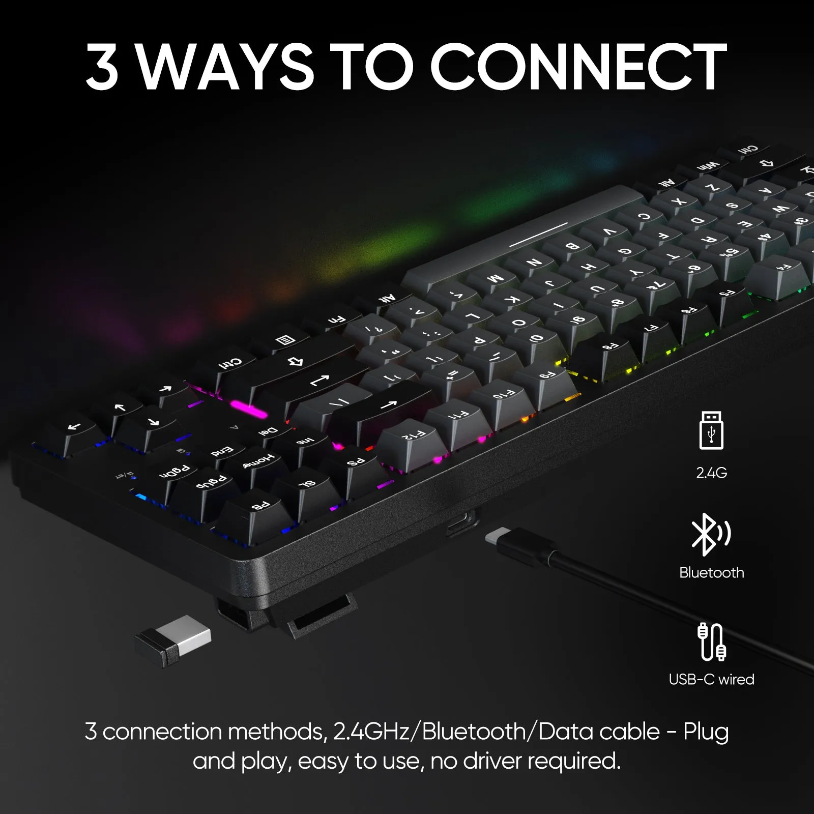 Arzopa K87 RGB Mechanical Gaming Keyboard