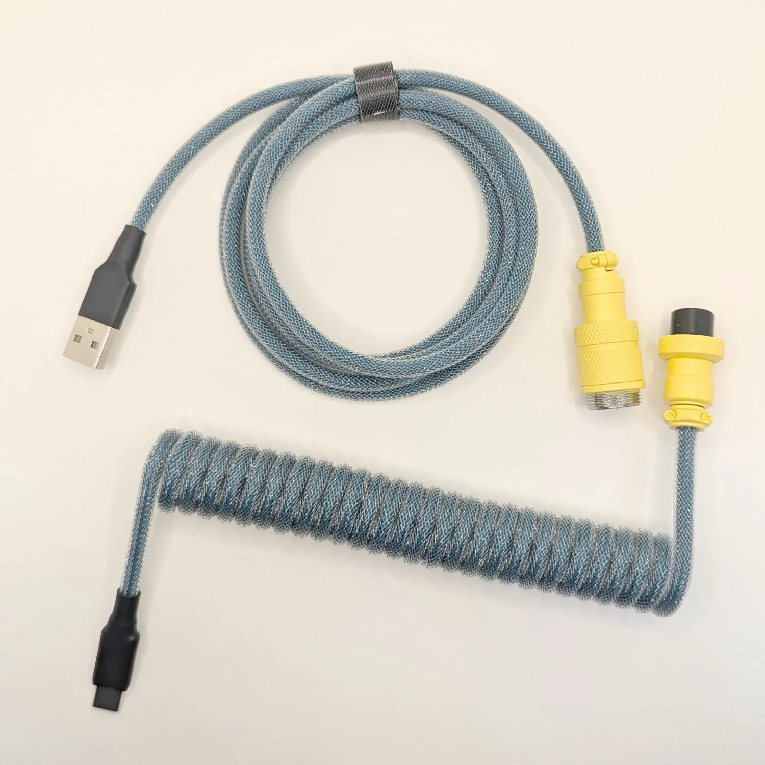 Ausmodshop Coiled Keyboard Cable - Cyclops