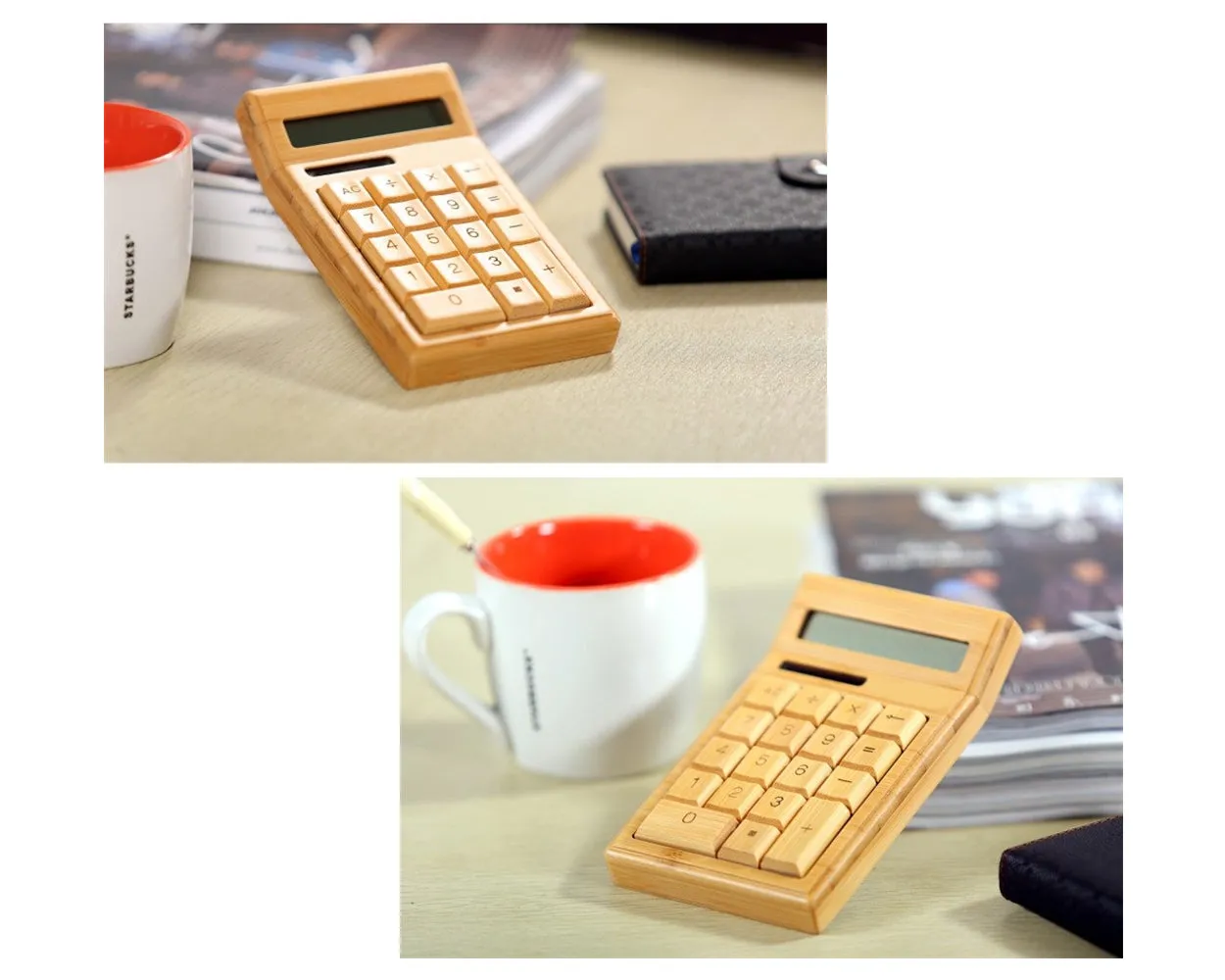 Bamboo Solar Calculators with 12-digit Large Display