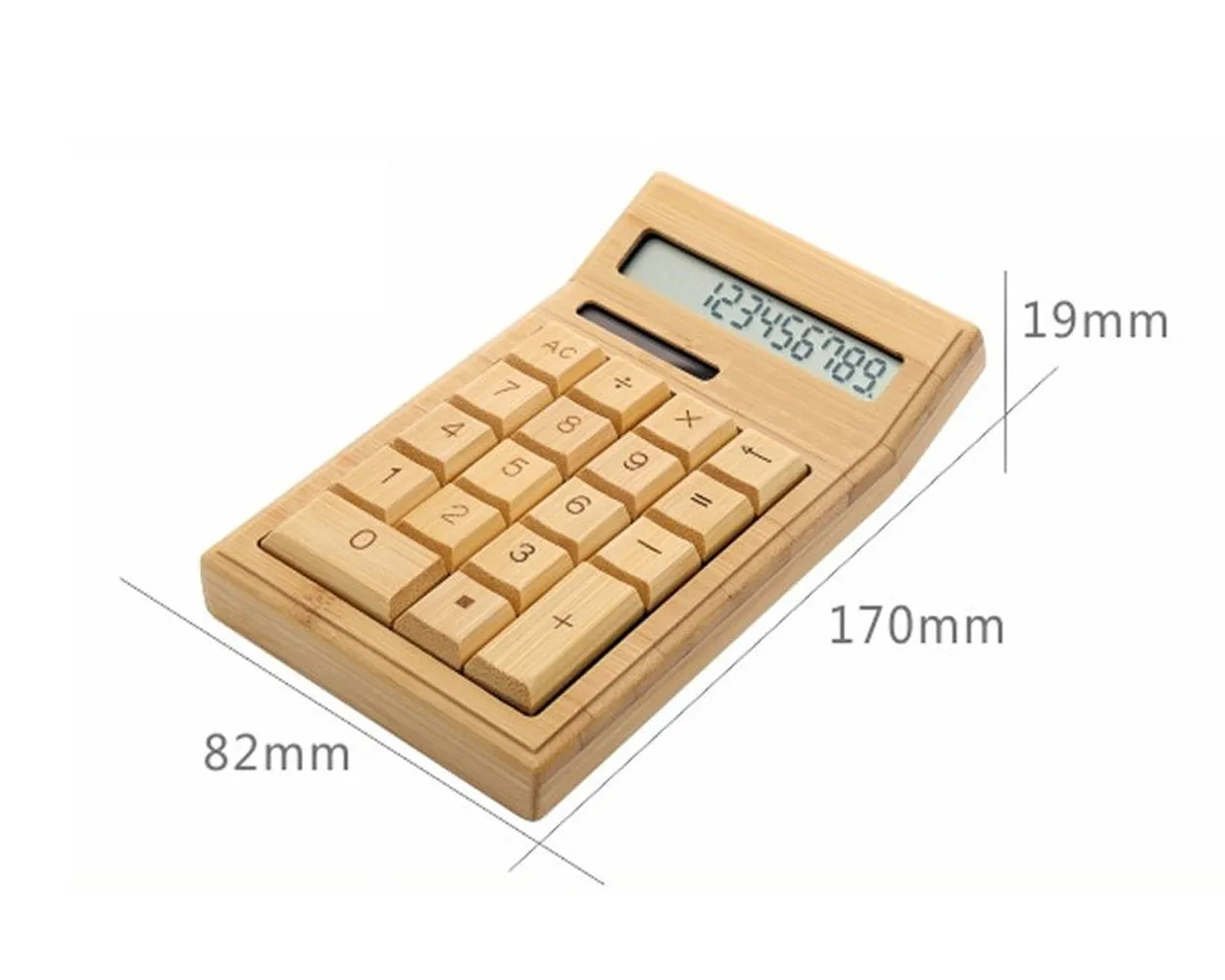 Bamboo Solar Calculators with 12-digit Large Display