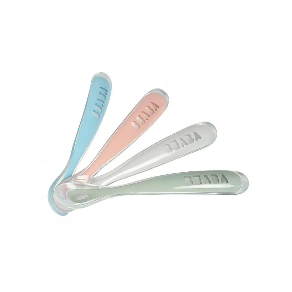 Beaba Silicone Baby Spoon Set