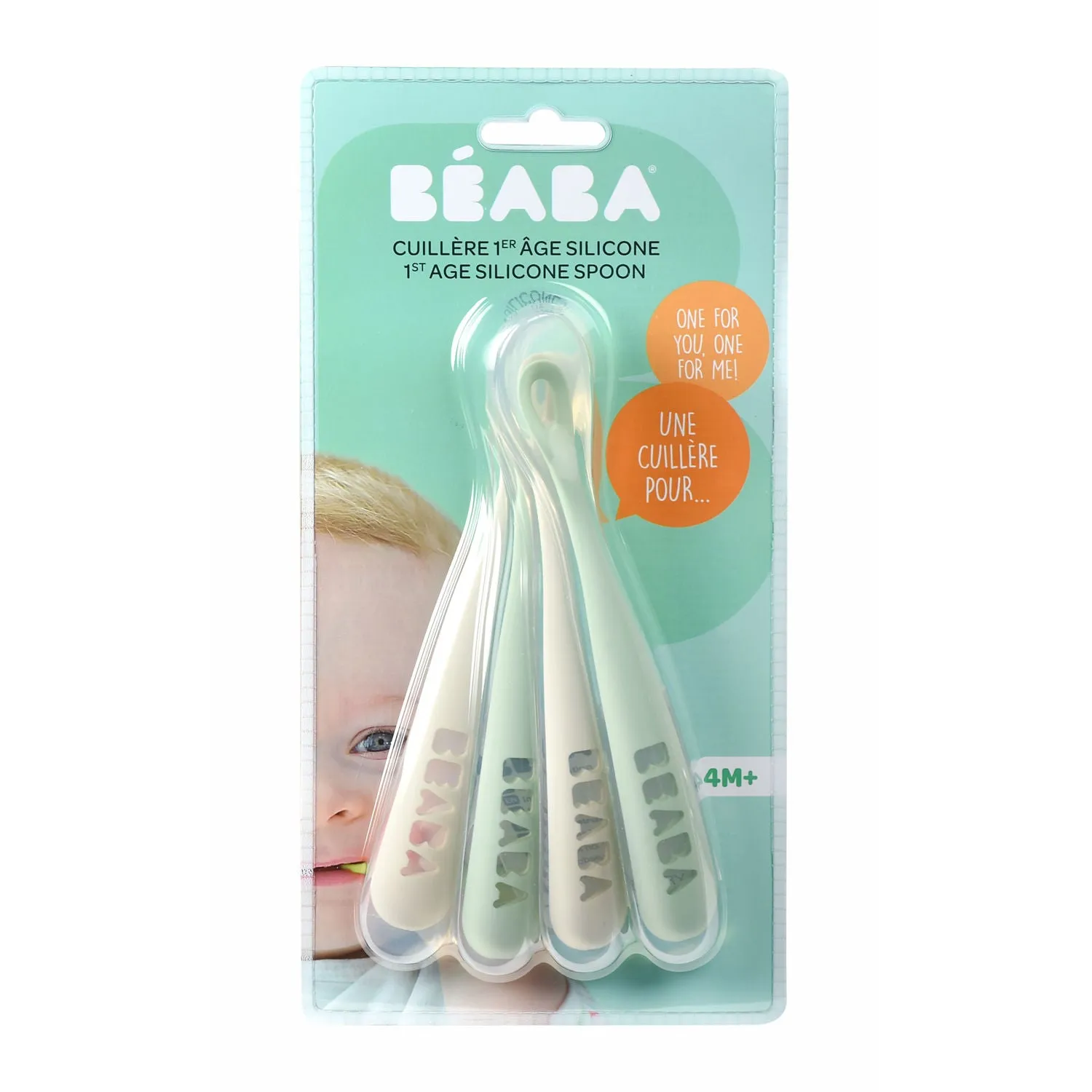 Beaba Silicone Baby Spoon Set