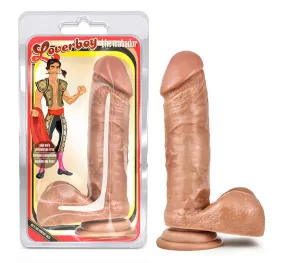 Blush Loverboy The Matador Realistic 8 in. Dildo with Balls & Suction Cup Tan