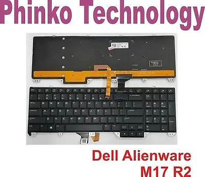 BRAND NEW Keyboard for DELL Alienware 17x R2 R3 with Backlit   Frame US