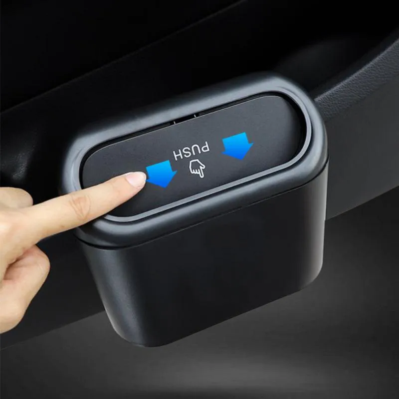 Car Mini Side Door Auto Push Trash Can