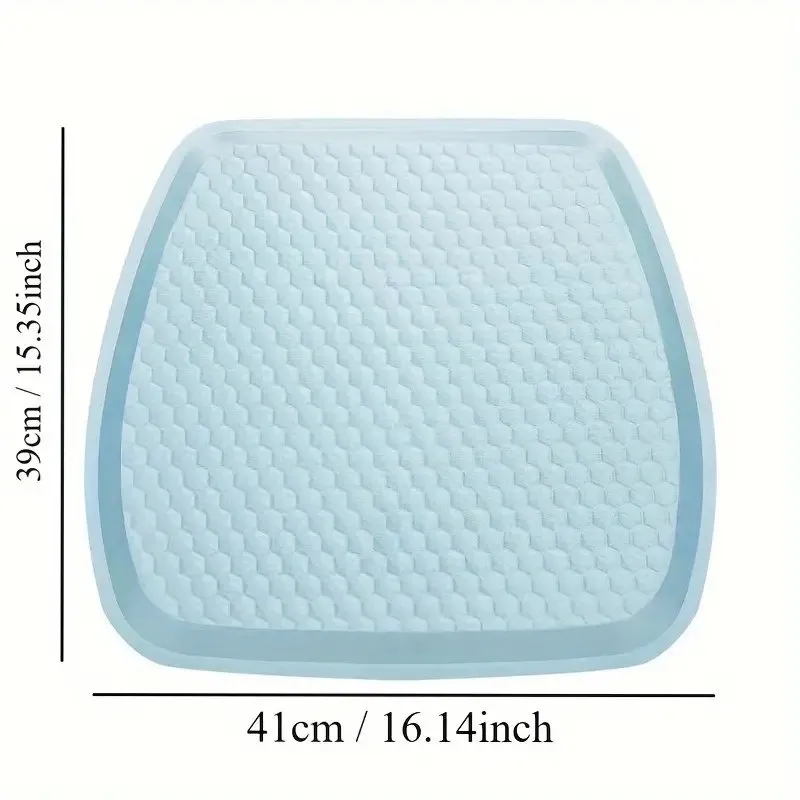 Car Seat Cushion with Breathable Cool Gel - Universal and Multifunctional, Provides Pressure Relief for Back and Tailbone Pain.