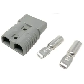 Charger Plug 120A Gray, 6Ga Contacts