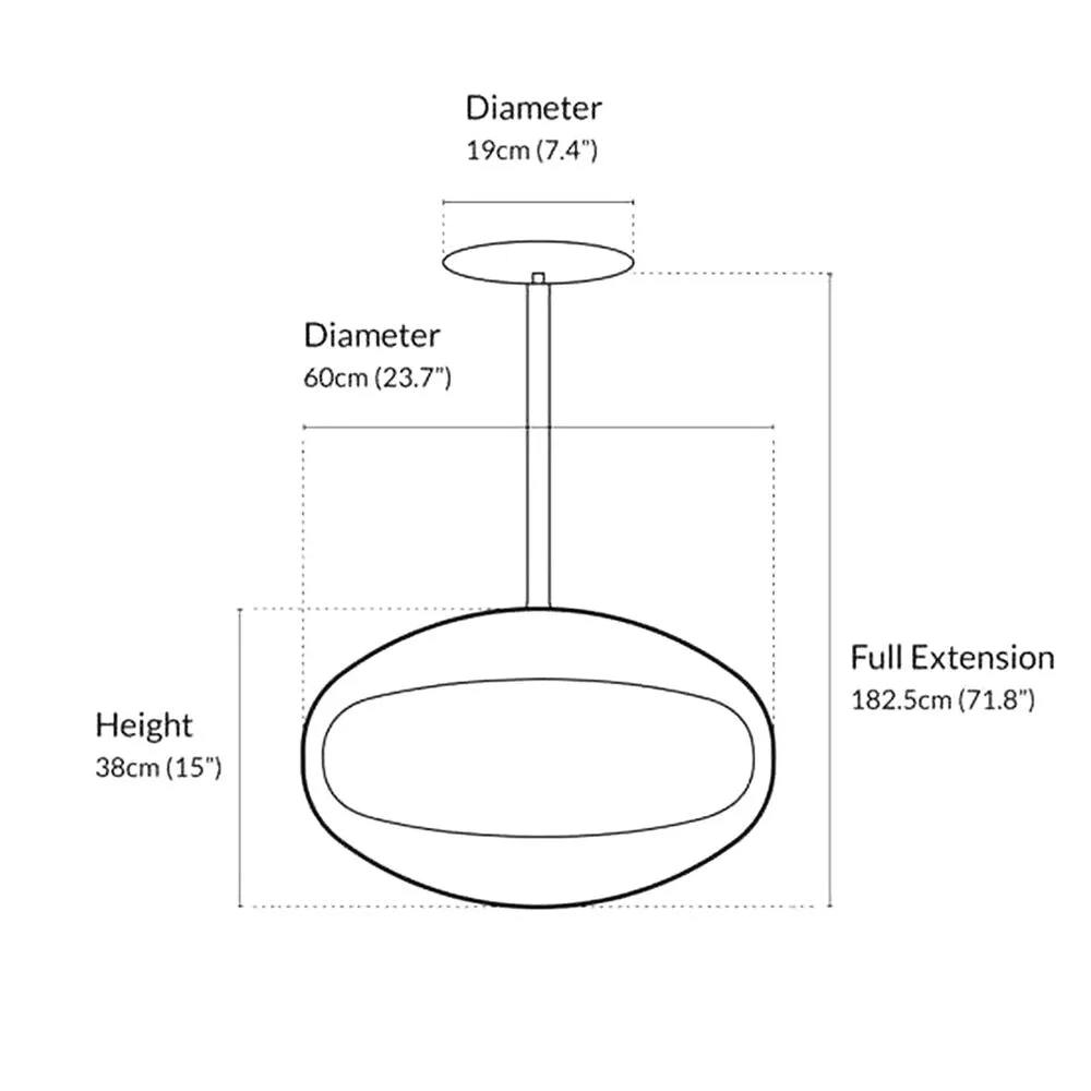 cocoon fires | aeris hanging fireplace | stainless steel   steel rod